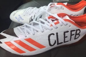 Cleveland Browns signed cleats