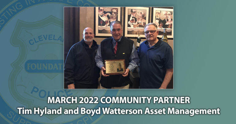 March 2022 Community Partner of the Month - Tim Hyland and Boyd Watterson Asset Management