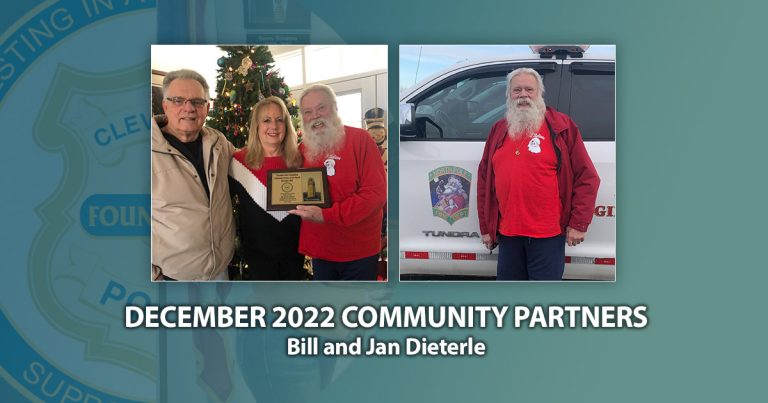CPF Community Partners of the Month - December 2022 - Bill and Jan Dieterle