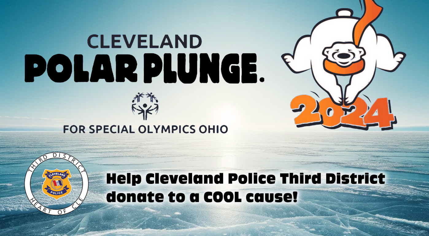 Support the Cleveland Police Third District in the 2024 Polar Plunge