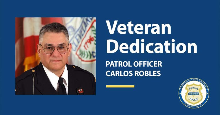 Veteran Dedication - Patrol Officer Carlos Robles - July 2024 CPF Police Officer of the Month