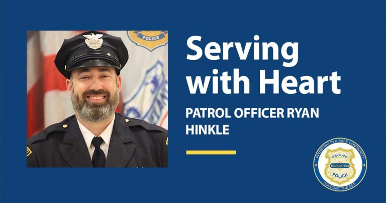 Serving with Heart - Patrol Officer Ryan Hinkle - September 2024 CPF Police Officers of the Month