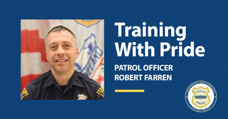 Training with Pride Patrol Officer Robert Farren March CPF Police Officer of the Month