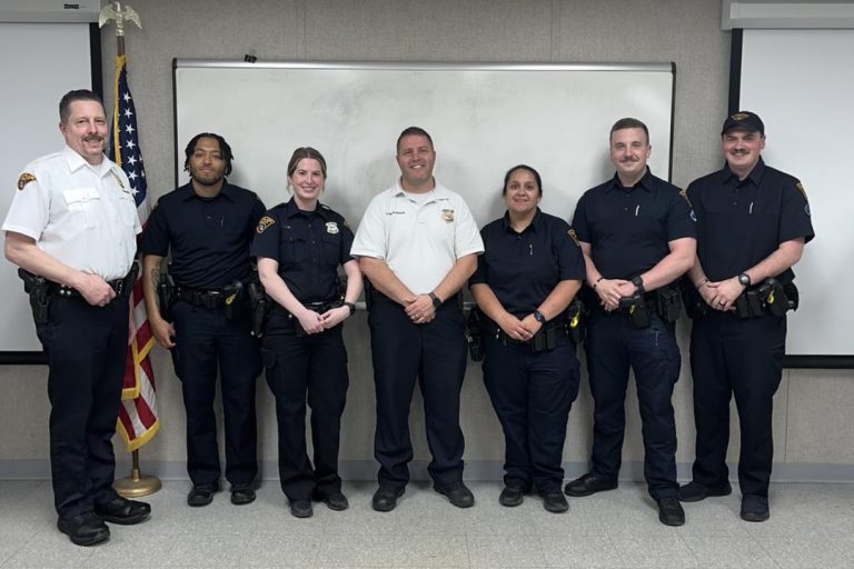 Third District officers pose for a group photo after completing Specialized Crisis Intervention Team (S-CIT) training in Cleveland