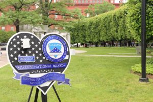 Memorial tribute sign from the C.O.P.S. National Board honoring police survivors and their loved ones